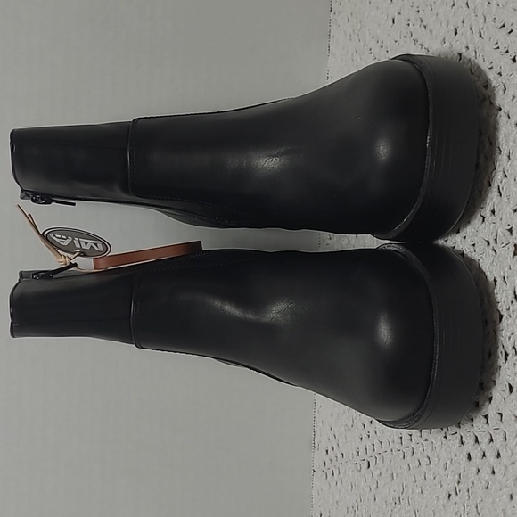 Mia Black Ankle Boots NWT 8.5 - Picture 8 of 13